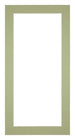 Passe Partout 20x40cm Carton Vert Menthe Bord 4cm Droit De Face | Yourdecoration.fr