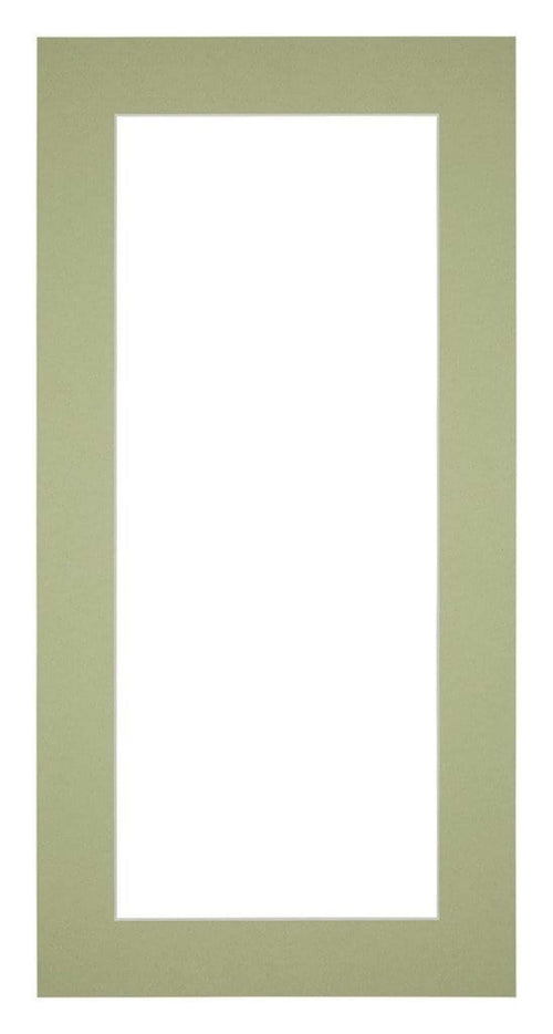 Passe Partout 20x40cm Carton Vert Menthe Bord 5cm Droit De Face | Yourdecoration.fr