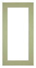 Passe Partout 20x40cm Carton Vert Menthe Bord 5cm Droit De Face | Yourdecoration.fr