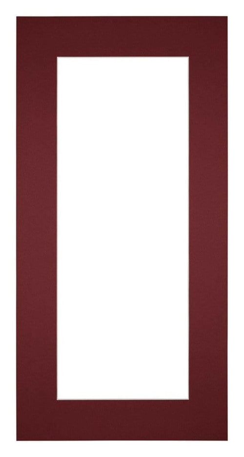 Passe Partout 20x40cm Carton Vin Rouge Bord 6cm Droit De Face | Yourdecoration.fr