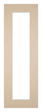 Passe Partout 20x60cm Carton Beige Bord 5cm Droit De Face | Yourdecoration.fr