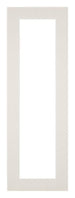 Passe Partout 20x60cm Carton Gris Clair Bord 4cm Droit De Face | Yourdecoration.fr