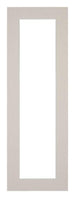 Passe Partout 20x60cm Carton Gris Graniet Bord 4cm Droit De Face | Yourdecoration.fr