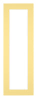 Passe Partout 20x60cm Carton Jaune Bord 4cm Droit De Face | Yourdecoration.fr