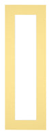 Passe Partout 20x60cm Carton Jaune Bord 5cm Droit De Face | Yourdecoration.fr