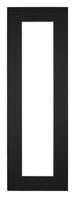 Passe Partout 20x60cm Carton Noir Bord 5cm Droit De Face | Yourdecoration.fr