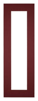 Passe Partout 20x60cm Carton Vin Rouge Bord 5cm Droit De Face | Yourdecoration.fr