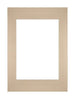 Passe Partout 21x29 7cm A4 A5 Carton Beige Bord Droit De Face | Yourdecoration.fr