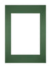 Passe Partout 21x29 7cm A4 A5 Carton Vert Foret Bord Droit De Face | Yourdecoration.fr