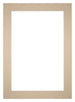 Passe Partout 21x29 7cm A4 Carton Beige Bord 6cm Droit De Face | Yourdecoration.fr
