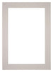 Passe Partout 21x29 7cm A4 Carton Gris Graniet Bord 6cm Droit De Face | Yourdecoration.fr