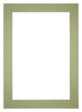 Passe Partout 21x29 7cm A4 Carton Vert Menthe Bord 6cm Droit De Face | Yourdecoration.fr