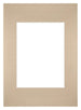 Passe Partout 21x29 7cm Carton Beige Bord Droit De Face | Yourdecoration.fr
