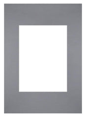 Passe Partout 21x29 7cm Carton Gris Bord Droit De Face | Yourdecoration.fr