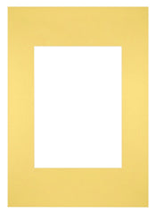 Passe Partout 21x29 7cm Carton Jaune Bord Droit De Face | Yourdecoration.fr
