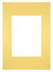 Passe Partout 21x29 7cm Carton Jaune Bord Droit De Face | Yourdecoration.fr