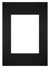 Passe Partout 21x29 7cm Carton Noir Bord Droit De Face | Yourdecoration.fr