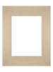 Passe Partout 24x30cm Carton Beige Bord Droit De Face | Yourdecoration.fr
