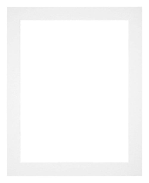 Passe Partout 24x30cm Carton Blanc Bord 4cm Droit De Face | Yourdecoration.fr