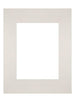Passe Partout 24x30cm Carton Gris Clair Bord Droit De Face | Yourdecoration.fr