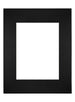 Passe Partout 24x30cm Carton Noir Bord Droit De Face | Yourdecoration.fr