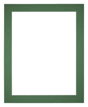 Passe Partout 24x30cm Carton Vert Foret Bord 4cm Droit De Face | Yourdecoration.fr