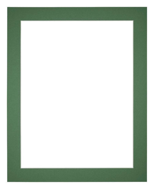 Passe Partout 24x30cm Carton Vert Foret Bord 4cm Droit De Face | Yourdecoration.fr