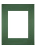 Passe Partout 24x30cm Carton Vert Foret Bord Droit De Face | Yourdecoration.fr