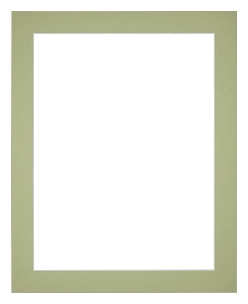 Passe Partout 24x30cm Carton Vert Menthe Bord 4cm Droit De Face | Yourdecoration.fr