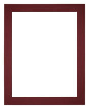 Passe Partout 24x30cm Carton Vin Rouge Bord 4cm Droit De Face | Yourdecoration.fr