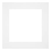 Passe Partout 25x25cm Carton Blanc Bord 6cm Droit De Face | Yourdecoration.fr