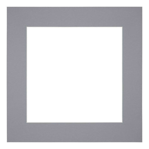 Passe Partout 25x25cm Carton Gris Bord 6cm Droit De Face | Yourdecoration.fr