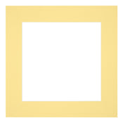 Passe Partout 25x25cm Carton Jaune Bord 6cm Droit De Face | Yourdecoration.fr