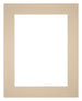 Passe Partout 25x30cm Carton Beige Bord 6cm Droit De Face | Yourdecoration.fr