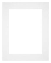 Passe Partout 25x30cm Carton Blanc Bord 6cm Droit De Face | Yourdecoration.fr