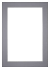 Passe Partout 25x35cm Carton Gris Bord 6cm Droit De Face | Yourdecoration.fr