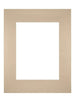 Passe Partout 28x35cm Carton Beige Bord Droit De Face | Yourdecoration.fr