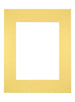 Passe Partout 28x35cm Carton Jaune Bord Droit De Face | Yourdecoration.fr
