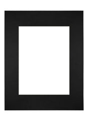 Passe Partout 28x35cm Carton Noir Bord Droit De Face | Yourdecoration.fr
