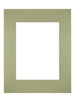 Passe Partout 28x35cm Carton Vert Menthe Bord Droit De Face | Yourdecoration.fr