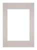 Passe Partout 29 7x42cm A3 A4 Carton Gris Graniet Bord Droit De Face | Yourdecoration.fr