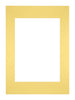 Passe Partout 29 7x42cm A3 A4 Carton Jaune Bord Droit De Face | Yourdecoration.fr