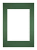 Passe Partout 29 7x42cm A3 A4 Carton Vert Foret Bord Droit De Face | Yourdecoration.fr