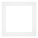 Passe Partout 30x30cm Carton Blanc Bord 5cm Droit De Face | Yourdecoration.fr