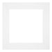 Passe Partout 30x30cm Carton Blanc Bord 6cm Droit De Face | Yourdecoration.fr