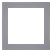 Passe Partout 30x30cm Carton Gris Bord 5cm Droit De Face | Yourdecoration.fr