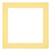 Passe Partout 30x30cm Carton Jaune Bord 5cm Droit De Face | Yourdecoration.fr