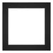 Passe Partout 30x30cm Carton Noir Bord 5cm Droit De Face | Yourdecoration.fr
