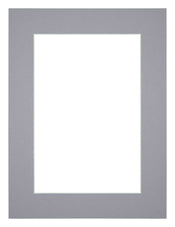 Passe Partout 30x40cm Carton Gris Bord 5cm Droit De Face | Yourdecoration.fr