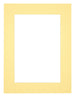 Passe Partout 30x40cm Carton Jaune Bord 5cm Droit De Face | Yourdecoration.fr